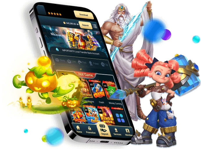 Hình ảnh đa dạng trò chơi cá cược như bóng đá, casino, máy đánh bạc